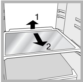 INDESIT TIAA 12 SI - PRATELEIRAS: vidro ou de grade. - 1