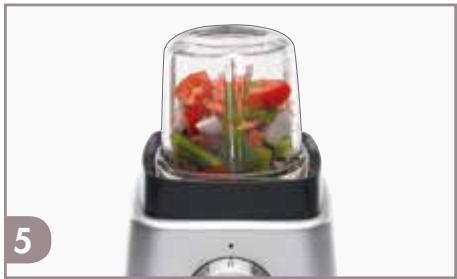 MAGIMIX 18106F MICRO - Ne le faites pas fonctionner en continu plus de 60 secondes. - 5