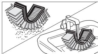 KARCHER SE3001 PLUS - Cleaning the flat-folding filter - 4