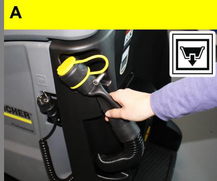 KARCHER BR BD 55 40 RS - Interrompre l'alimentation en eau - 1