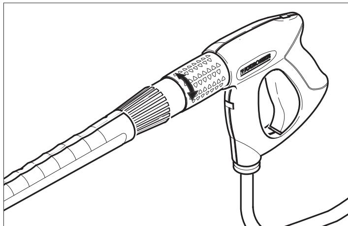 KARCHER HDS 12 14-4 ST GAS - Indstilling på easypresspistolen (option) - 1