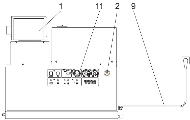 KARCHER HDS 9 16-4 ST GAS LPG - Prietaiso dalys - 1