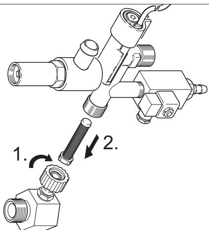 KARCHER HDS 9 16-4 ST GAS LPG - Le tamis du dispositif de sécurité en cas de manque d'eau - 1