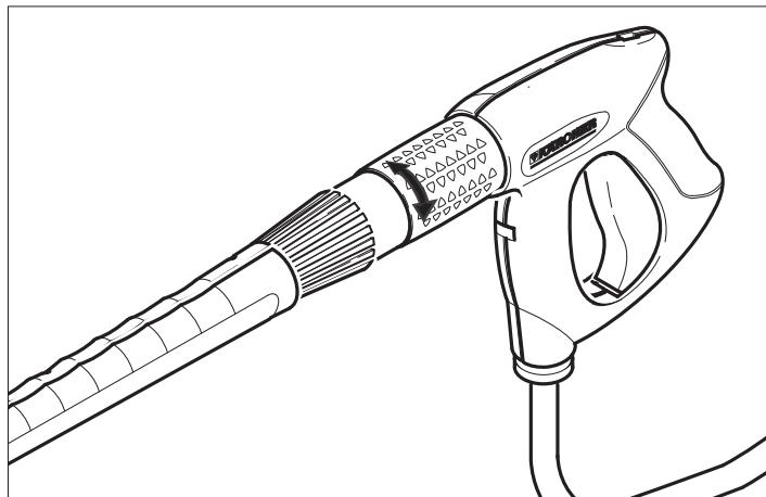 KARCHER HDS 9 16-4 ST GAS LPG - Indstilling på easypresspistolen (option) - 1