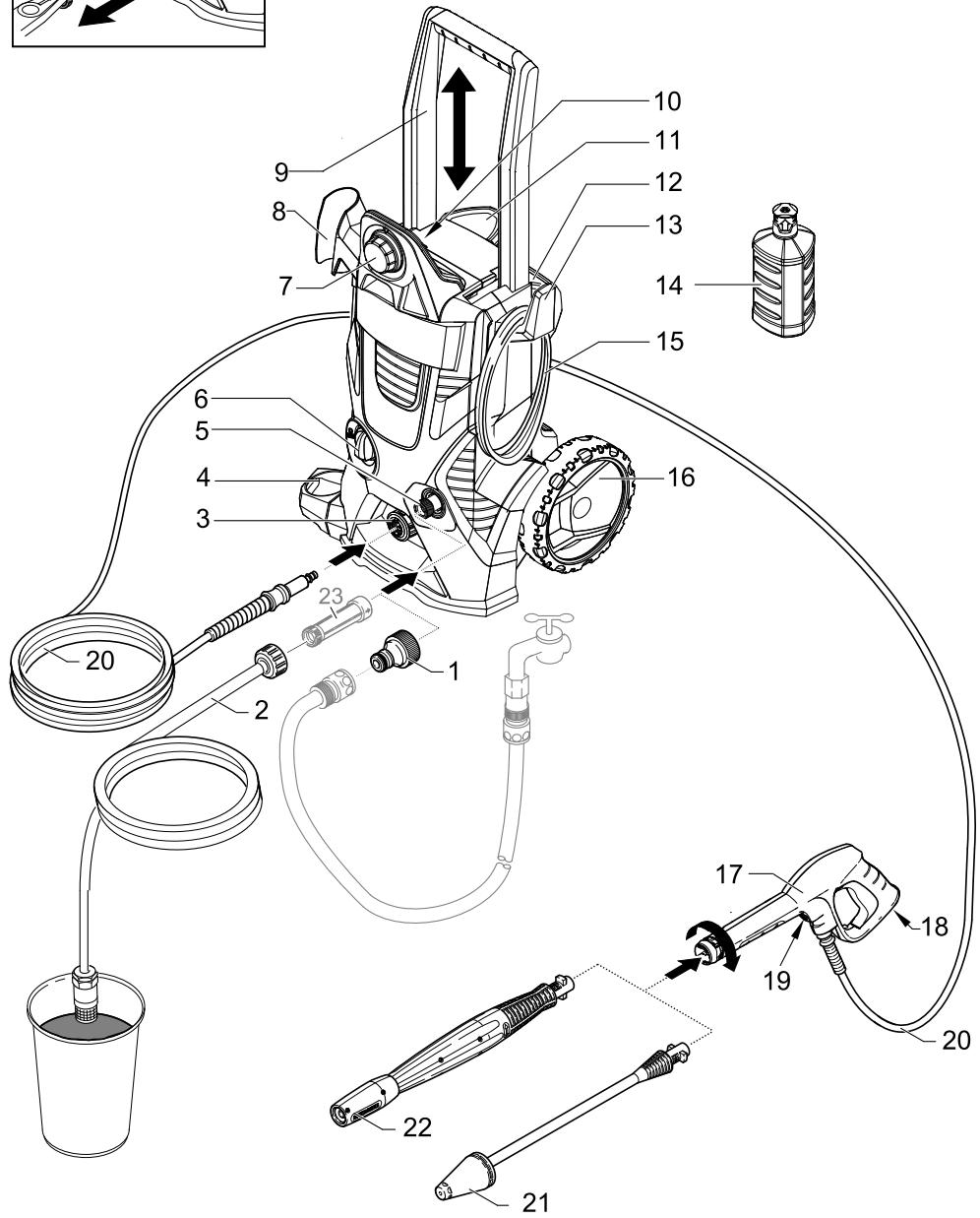KARCHER K5200 COMPACT,  K5800 ECOLOGIQUE - 17