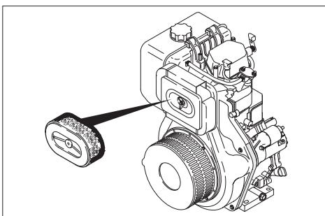 KARCHER KM 120 150 - Vérification et échange du filtré à air - 2