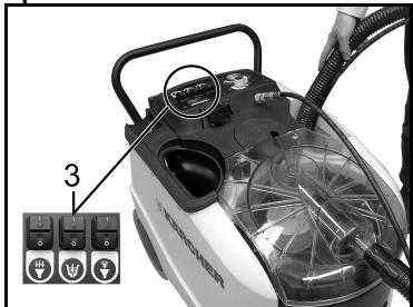 KARCHER PUZZI 400 K - Après le fonctionnement continu - 1