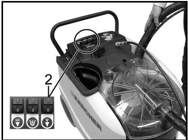 KARCHER PUZZI 400 K - Après le fonctionnement discontinu - 1