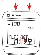 SIGMA SPORT BC 2006 MHR - ECLAIRAGE DE L'AFFICHAGE - 18