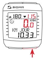 SIGMA SPORT BC 2006 MHR - ECLAIRAGE DE L'AFFICHAGE - 1