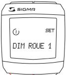 SIGMA SPORT BC 2006 MHR - CALCULER LA CIRCONFERENCE DE LA ROUE - 2