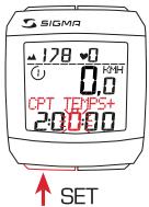 SIGMA SPORT BC 2006 MHR - REGLAGE DU COMPTEUR KILOMETRIQUE - 4