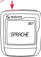SIGMA SPORT BC 906 - Affichage des fonctions - 1