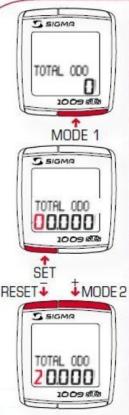 SIGMA SPORT COMPTEUR 1009 STS - Réglage de la circonférence de la roue - 3