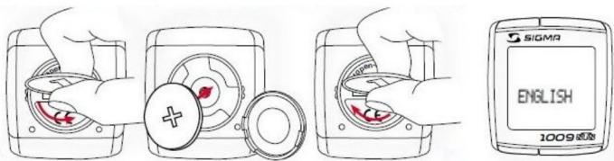 SIGMA SPORT COMPTEUR 1009 STS - Mise en service - 1