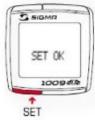 SIGMA SPORT COMPTEUR 1009 STS - Réglages de base - 3