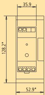 THEBEN LUNA 113 - Dimensions selon DIN 43 880 - 1