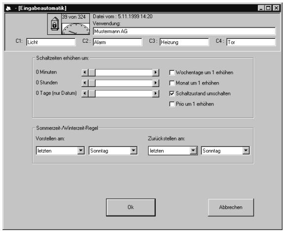 THEBEN OBELISK 2.0 - Mode automatique de saisie - 2