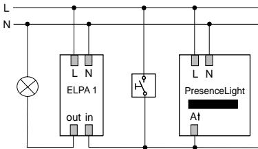THEBEN PRESENCELIGHT 180 - Montage en parallèle pour automates d'escalier externe - 1