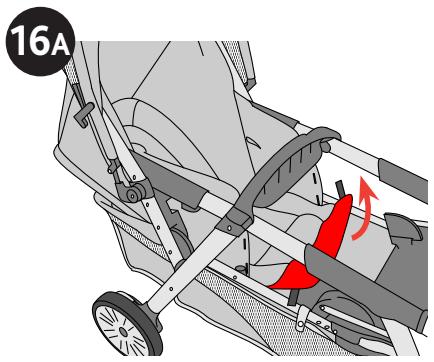 CHICCO CORTINA TOGETHER TWO-PASSENGER STROLLER - Comment utiliser la forme de couchette - 1