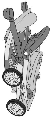 CHICCO CORTINA TOGETHER TWO-PASSENGER STROLLER - Comment replier la pousette - 2