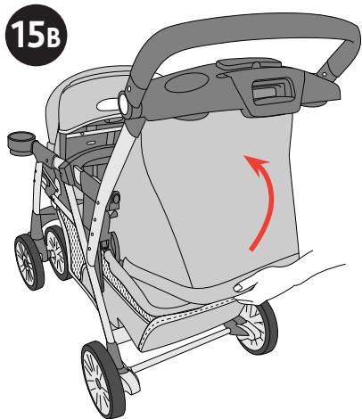 CHICCO CORTINA TOGETHER TWO-PASSENGER STROLLER - 15A - 3