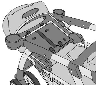 CHICCO CORTINA TOGETHER TWO-PASSENGER STROLLER - Comment installer le porte-bébé keyfit® – siège avant - 2