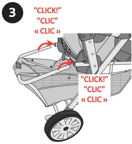 CHICCO CORTINA TOGETHER TWO-PASSENGER STROLLER - Comment monter le porte-bagage - 1