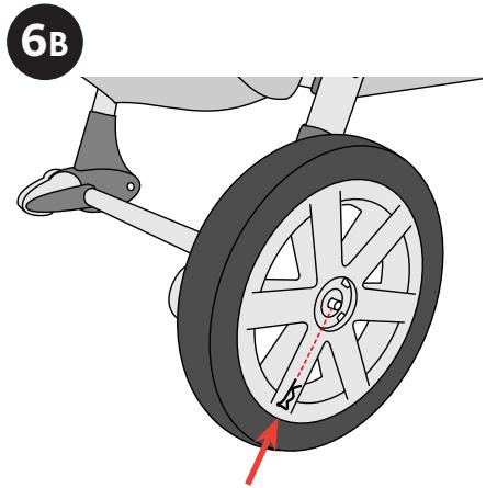 CHICCO CORTINA TOGETHER TWO-PASSENGER STROLLER - Comment fixer les roulettes arrière - 1