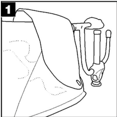 CHICCO HIPPO AND CADDY HOOK-ON - Précautions de sécurité pour les pieces et accessoires: - 1