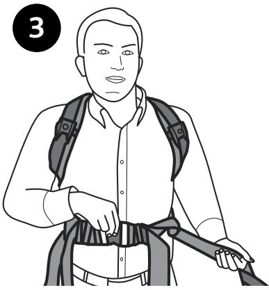 CHICCO YOU AND ME - Conseils pour installer le porte-bébé sur les épaules - 1