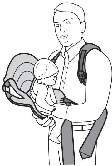 CHICCO YOU AND ME - Retrait du bébé hors du porte-bébé - 4