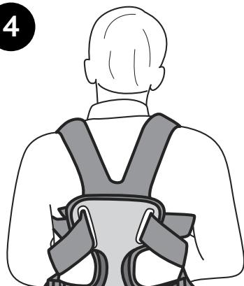 CHICCO YOU AND ME - Conseils pour installer le porte-bébé sur les épaules - 2