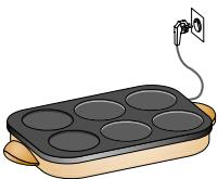 TEFAL MULTI CREPES PARTY - Branchement et préchauffage - 1