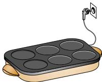 TEFAL MULTI CREPES PARTY - Aansluiting en voorverwarming - 1