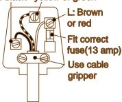 TEFAL WAFFLE MAKERS - ABOUT YOUR FACTORY FITTED PLUG - 1