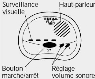 TEFAL WATCH BABYPHONE DIGITALE - Mise en place du récepteur - 1