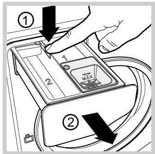 HOTPOINT AQNXXF 129 - Nettoyage du tiroir à produits lessiviels - 1
