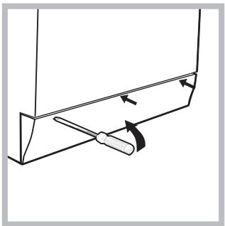 HOTPOINT AQSF 129 - Ouverture manuelle de la porte hublot - 2