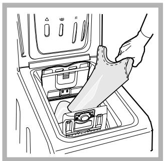 HOTPOINT AVTXL 120 - How to open and to close the drum - 3