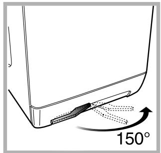 HOTPOINT AVTXL 120 - Putting your appliance in place and moving it. - 1