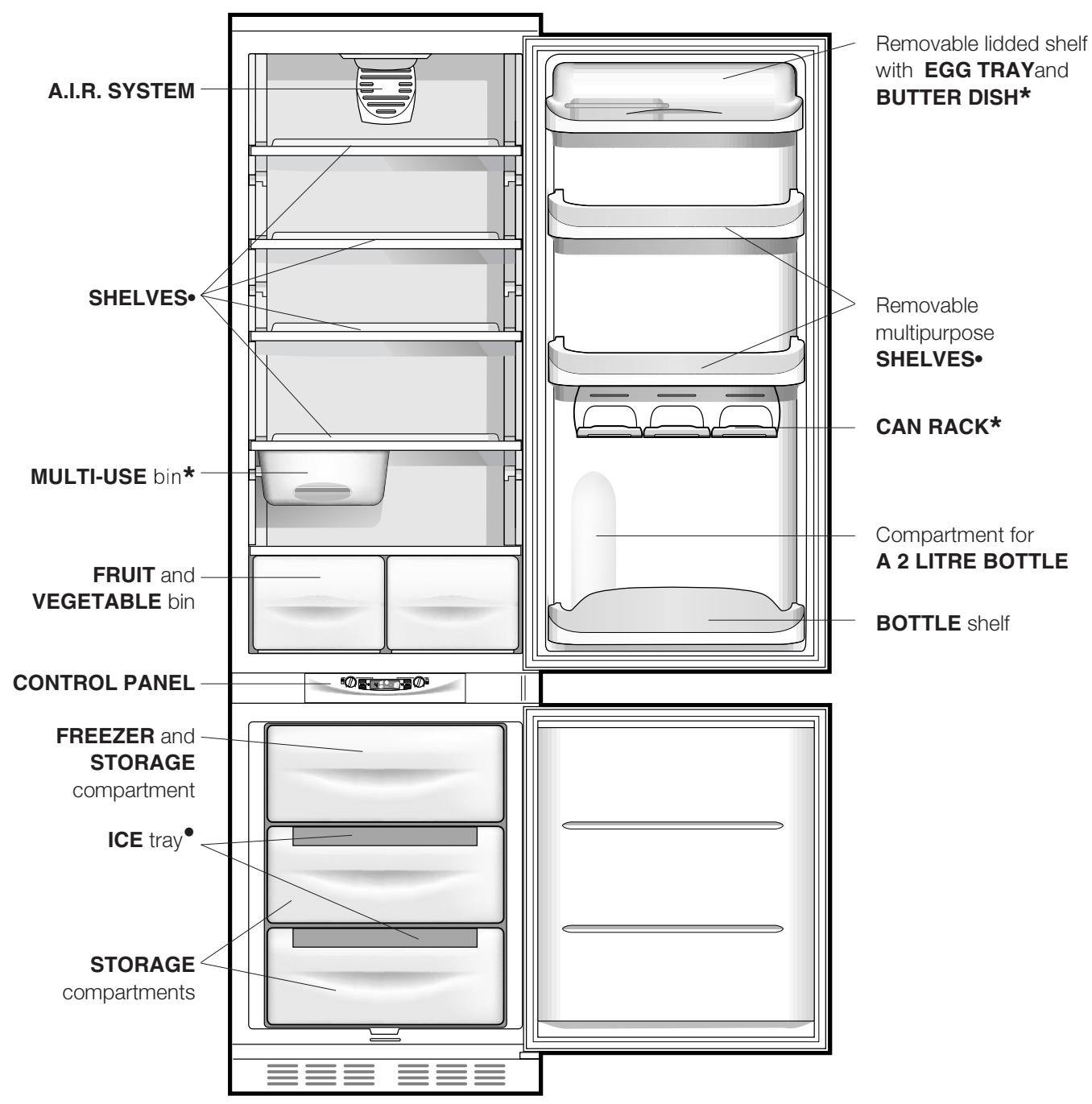 HOTPOINT BCB 333 A VE I C/HA - Overall view - 1
