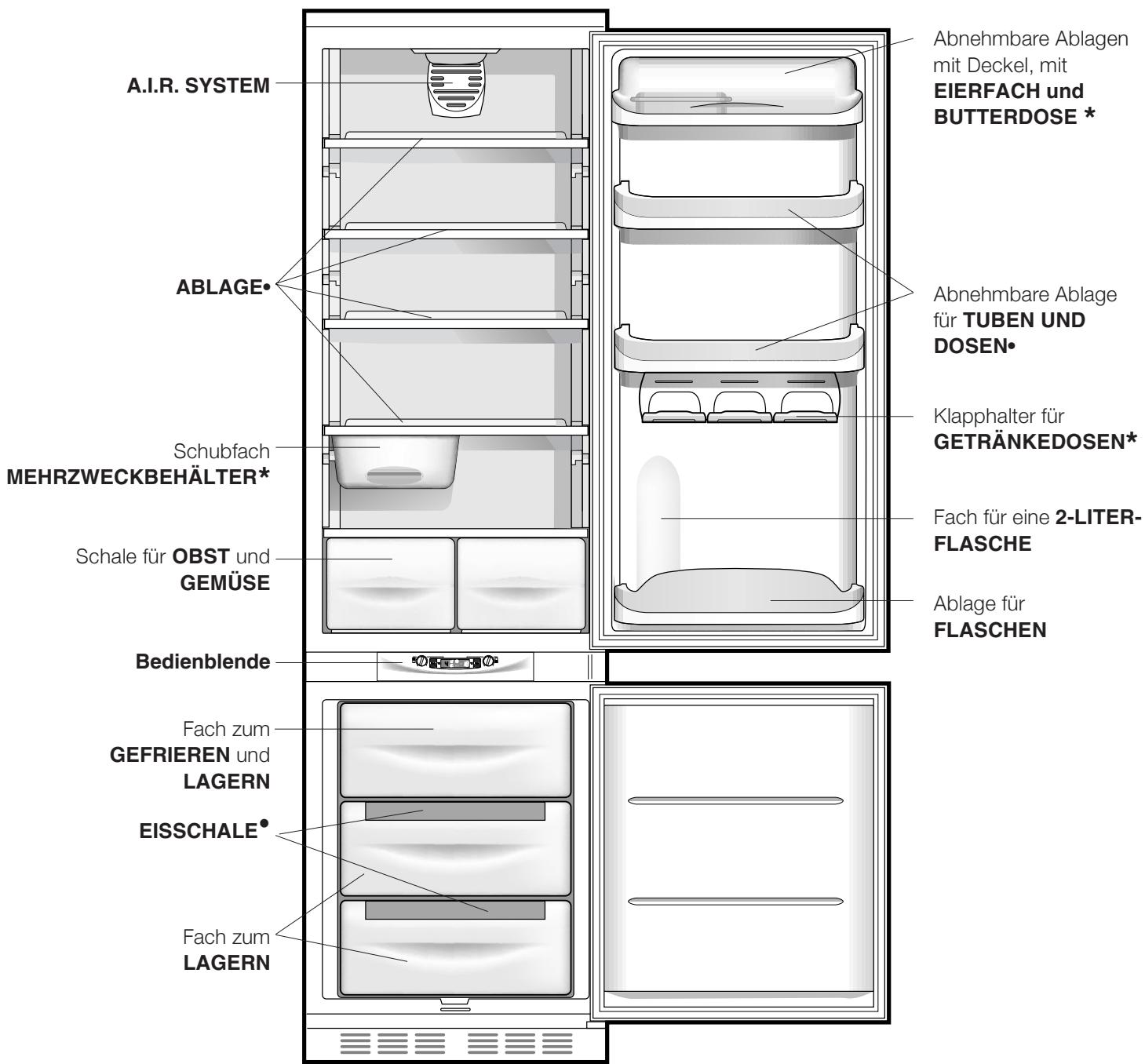 HOTPOINT BCB 333 A VE I C/HA - Geräteansicht - 1