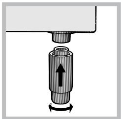 HOTPOINT CE6IFA X F/HA - Positionnement et nivellement - 2