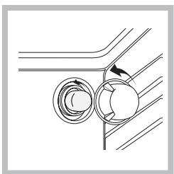 HOTPOINT CP77SG1 /HA - Replacing the oven light bulb - 1
