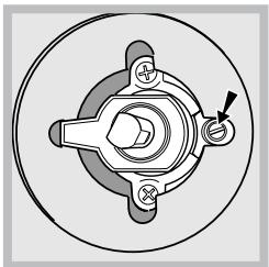 HOTPOINT CP77SG1 /HA - Adjusting the gas oven burner's minimum setting: - 1