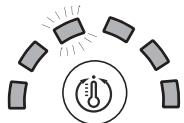 HOTPOINT ECO7F 1292 - Controleampje temperatuur - 1