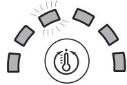 HOTPOINT ECO7F 1292 - Teclasfuncaoerespectivosindicadores luminosos - 1