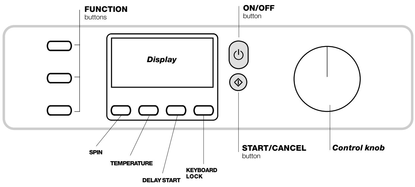 HOTPOINT EXT 1400 - Control panel - 1