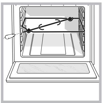 HOTPOINT FB 21 A.2 IX/HA - Espeto rotatório (somente em alguns modelos) - 1